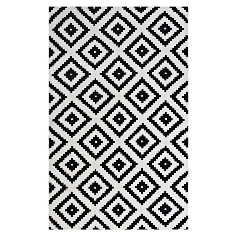 Modway Alika Abstract Diamond Trellis Area Rug