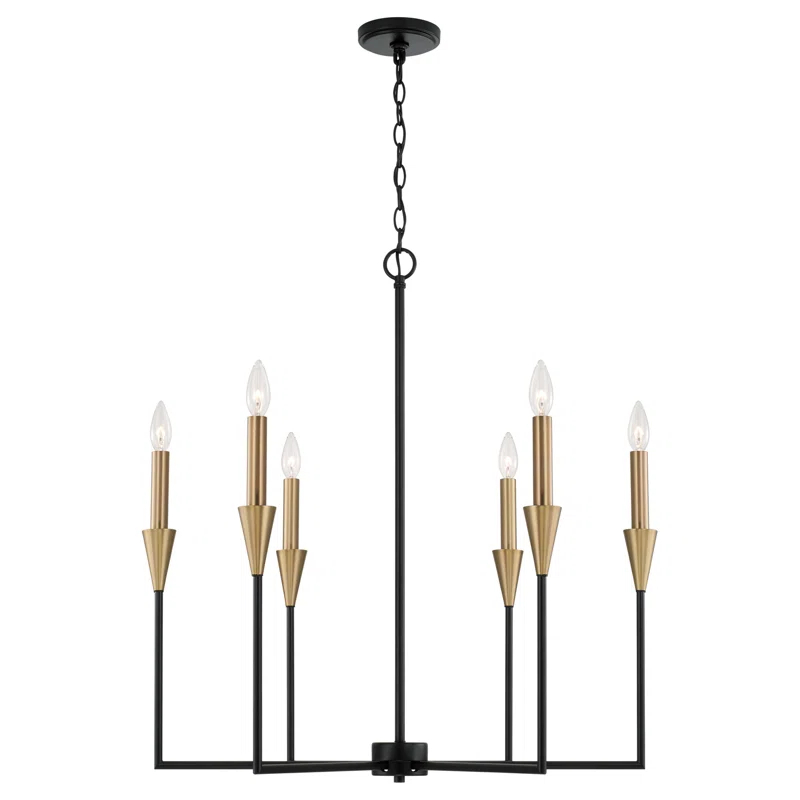 Capital Lighting Avant 6 - Light Dimmable Classic / Traditional Chandelier