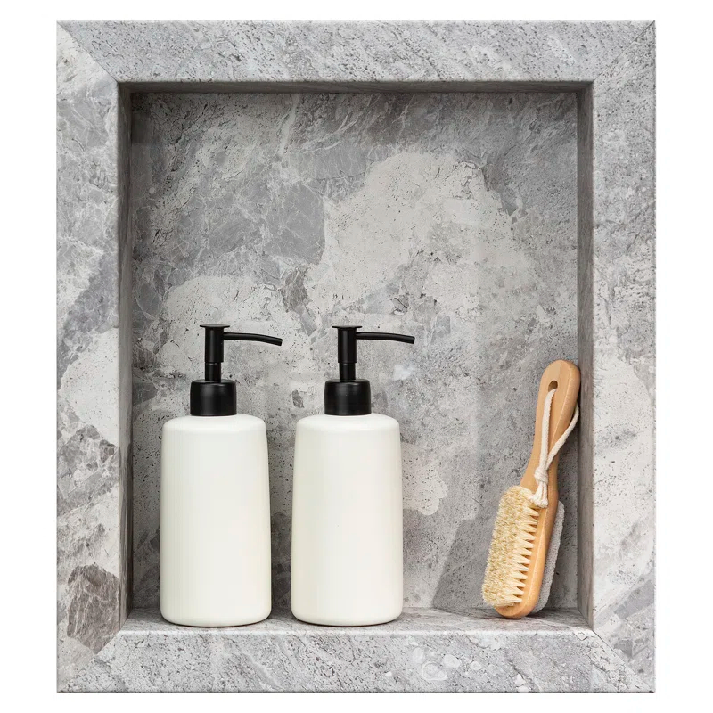 Palisade Palisade 17.5 in. x 15.5 in. Vinyl Waterproof Shower Niche Insert