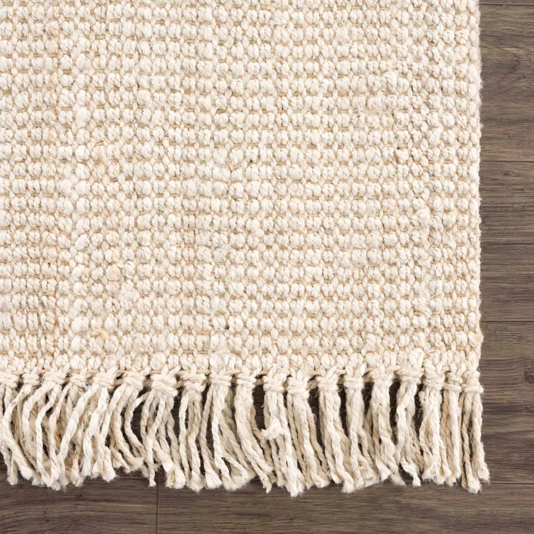 Hauteloom Moncton Handmade Jute/Sisal Beige Area Rug