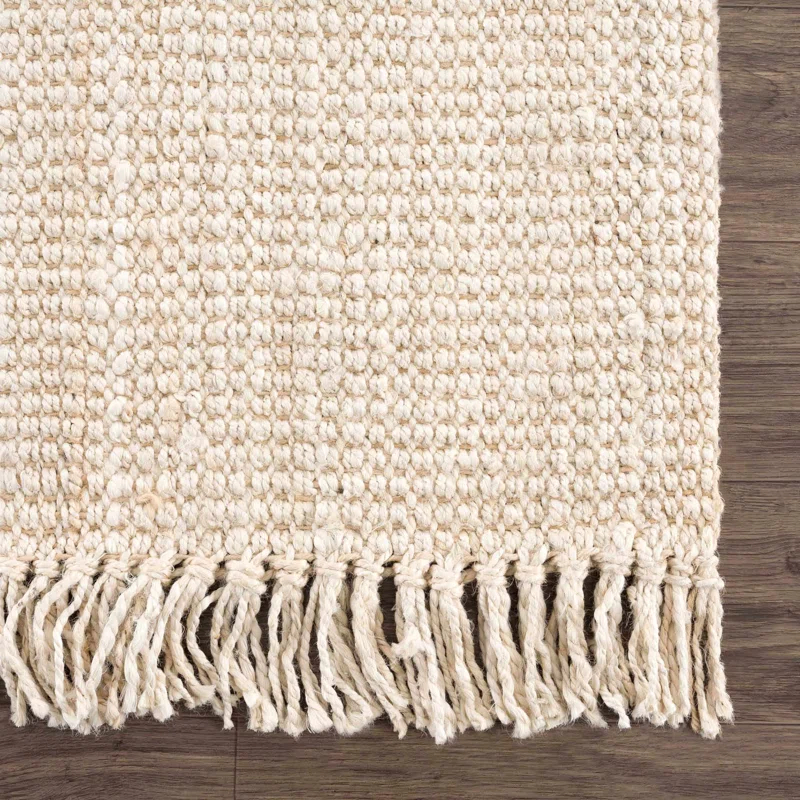 Hauteloom Moncton Handmade Jute/Sisal Beige Area Rug