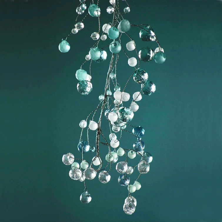 GT DIRECT CORP 48" Crystal Novelty Christmas & Party Garland (Set of 2)