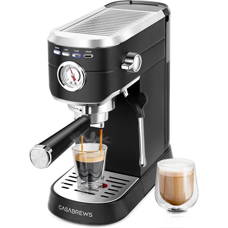 CASABREWS CASABREWS CM5418 20 Bar Espresso Machine Coffee Maker W/ Powerful Steam Wand Stainless Steel