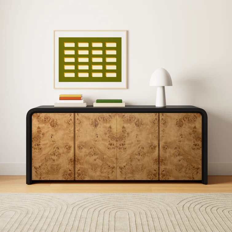 AllModern Gerda 78.75" Wide Solid Wood Sideboard | AllModern