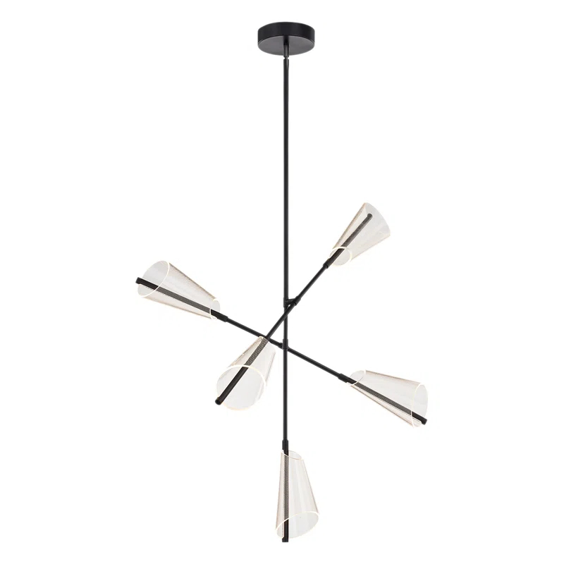 Kuzco Lighting Mulberry 5 - Light LED Modern Linear Chandelier