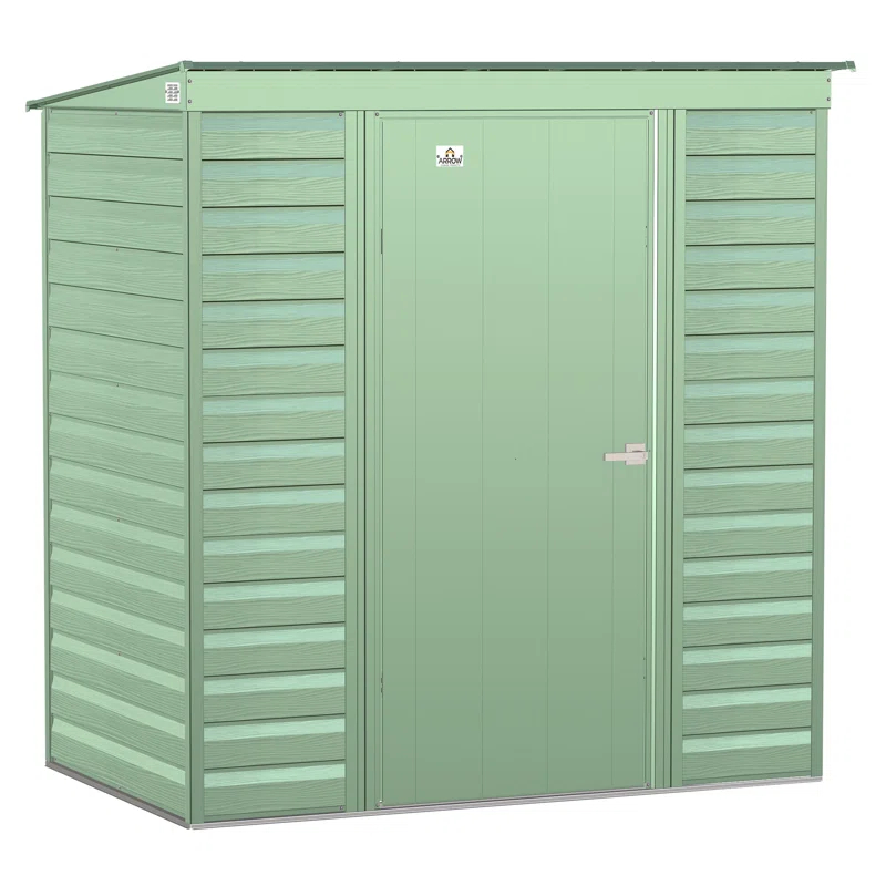 Arrow 6 ft. W x 4 ft. D Steel Horizontal Storage Shed