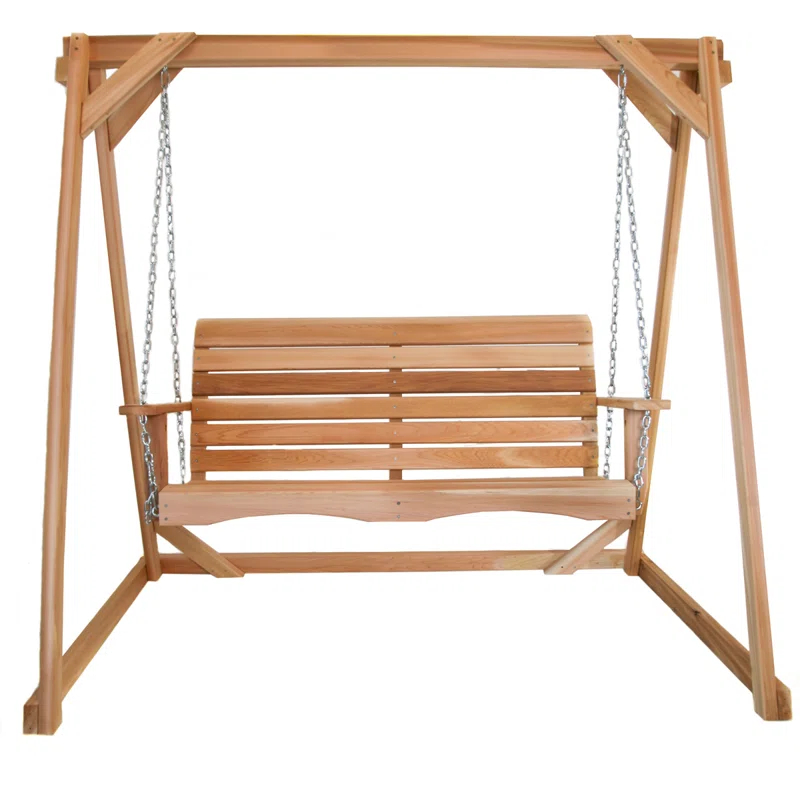 All Things Cedar Porch Swing with Stand