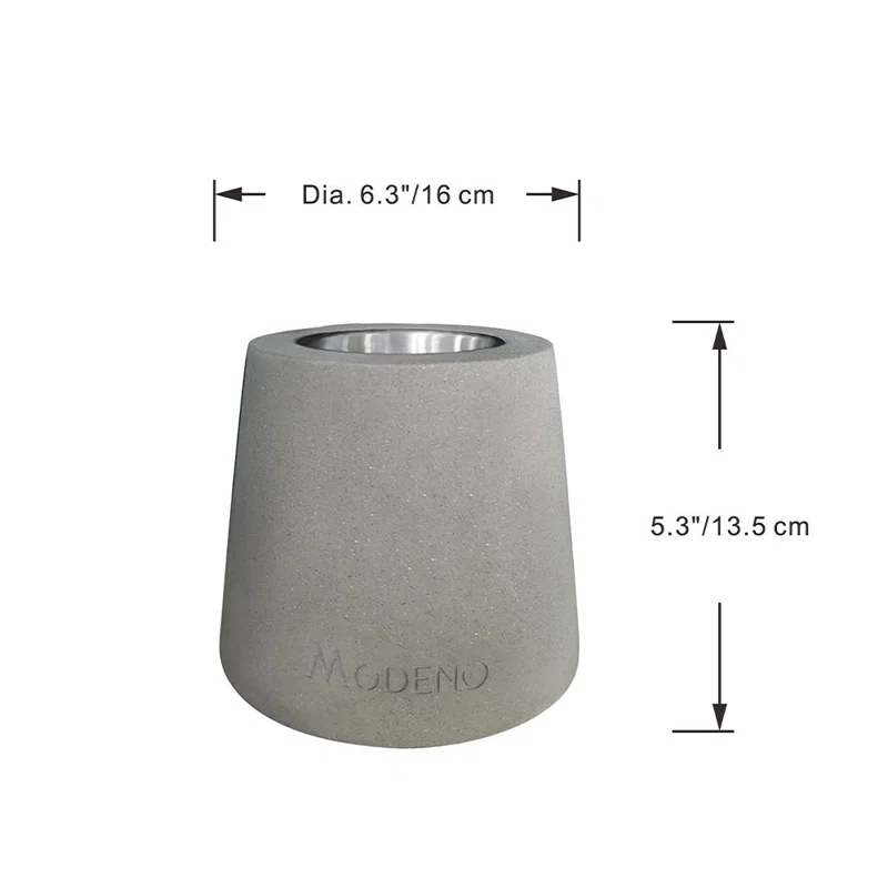 Envelor Entta Stone Bio-Ethanol Outdoor Tabletop Fireplace