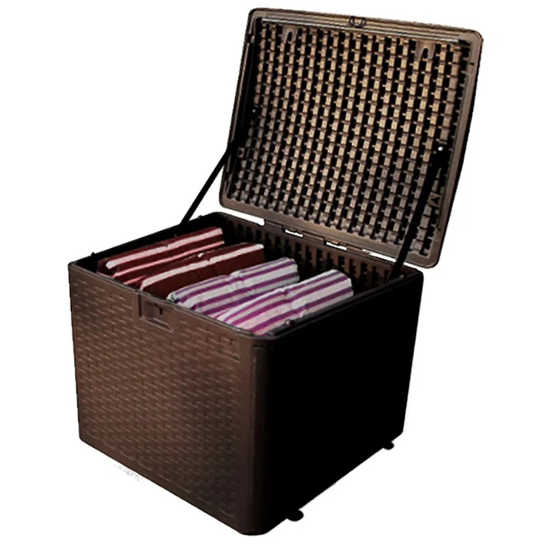 Plastic Development Group Plastic Development Group 19.5'' W 28 Gallons Water Resistant Resin Deck Box in Brown