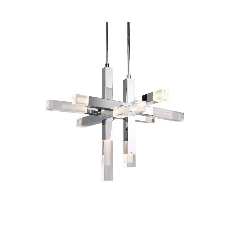 Kuzco Lighting Martelo - Light Polished Chrome LED Unique/Statement Pendant