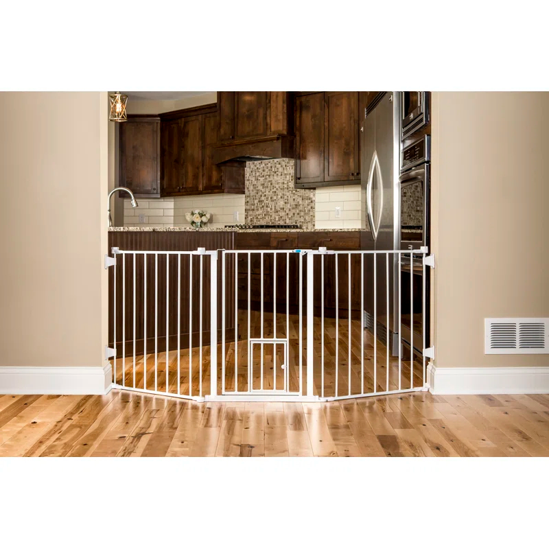 Carlson Pet Products Metal Pressure Mounted Pet Gate With Door