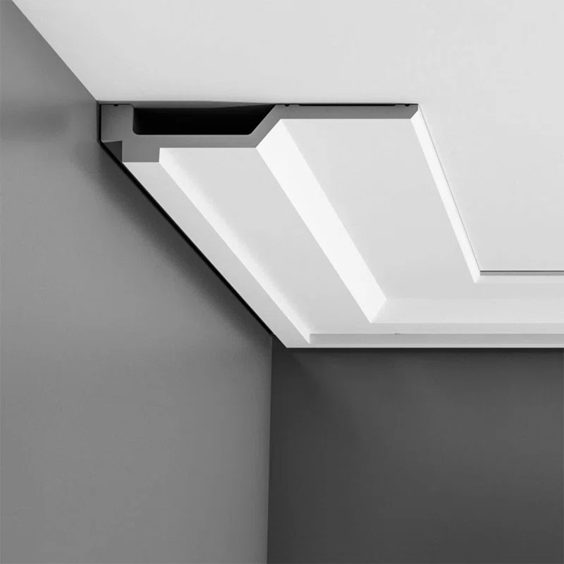 Orac Decor 8-1/2 in x 1-5/8 in x 78-3/4 in Primed White Plain Polyurethane Crown Moulding