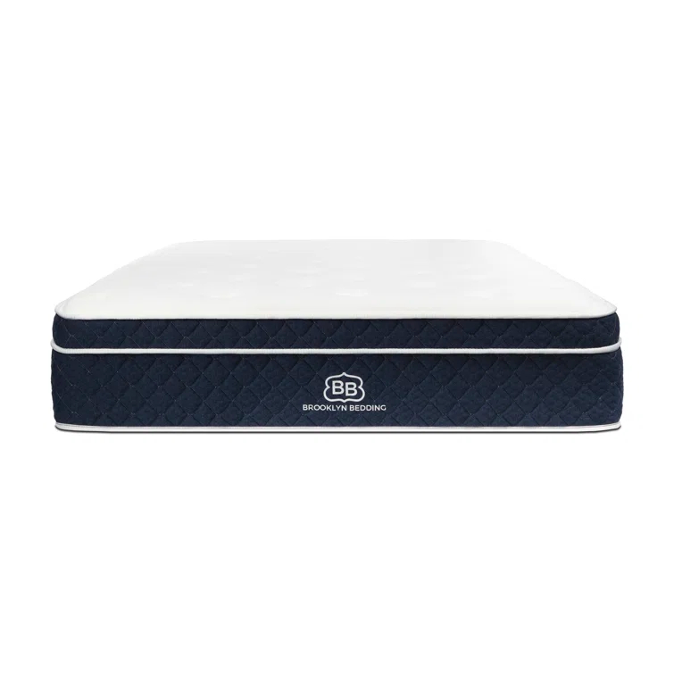 Brooklyn Bedding Brooklyn Standard 14" Plush Hybrid Mattress with Cooling Cover