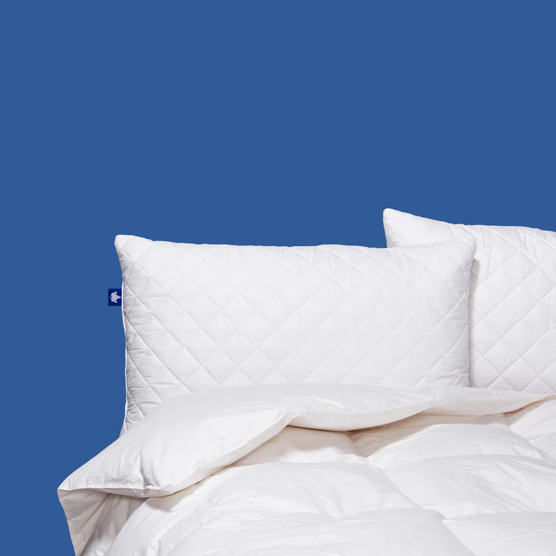 Canadian Down & Feather Company Quilted White Goose Feather Pillow - 2 Pack (Set of 2)