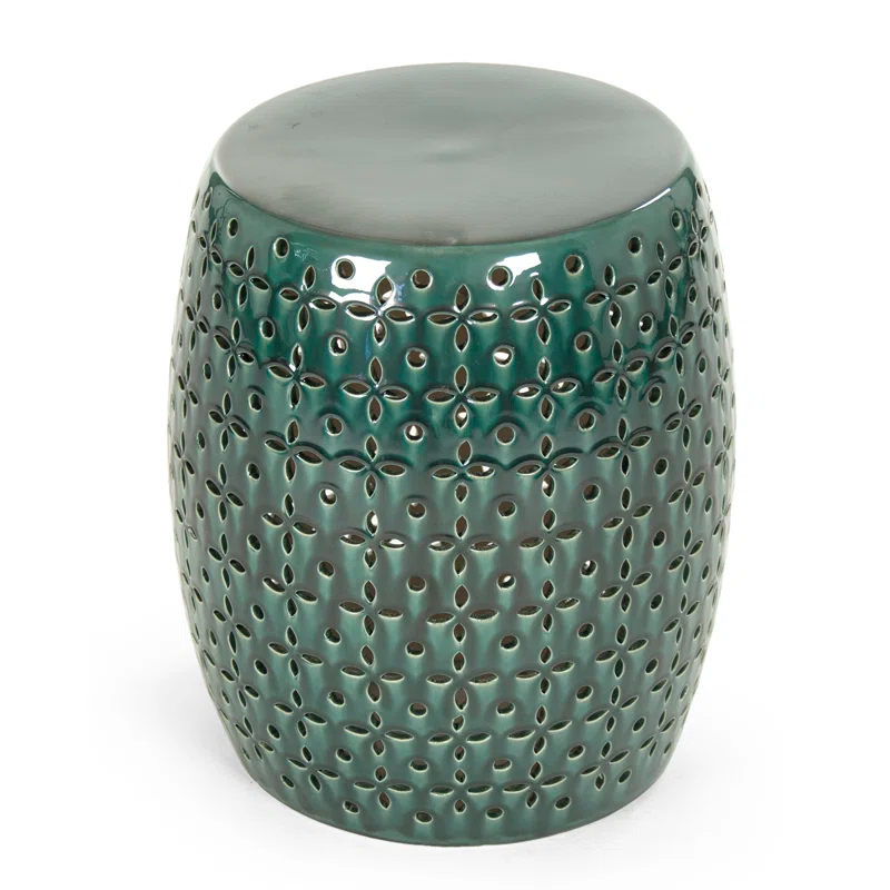 Zentique Lovell Ceramic Accent Stool