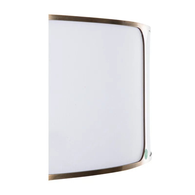 Gabby Dove Fabric Semi Flush Mount