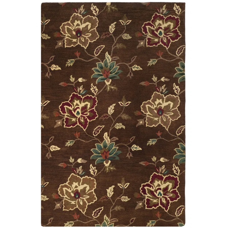 World Menagerie Arber Hand Tufted Wool Floral Rug