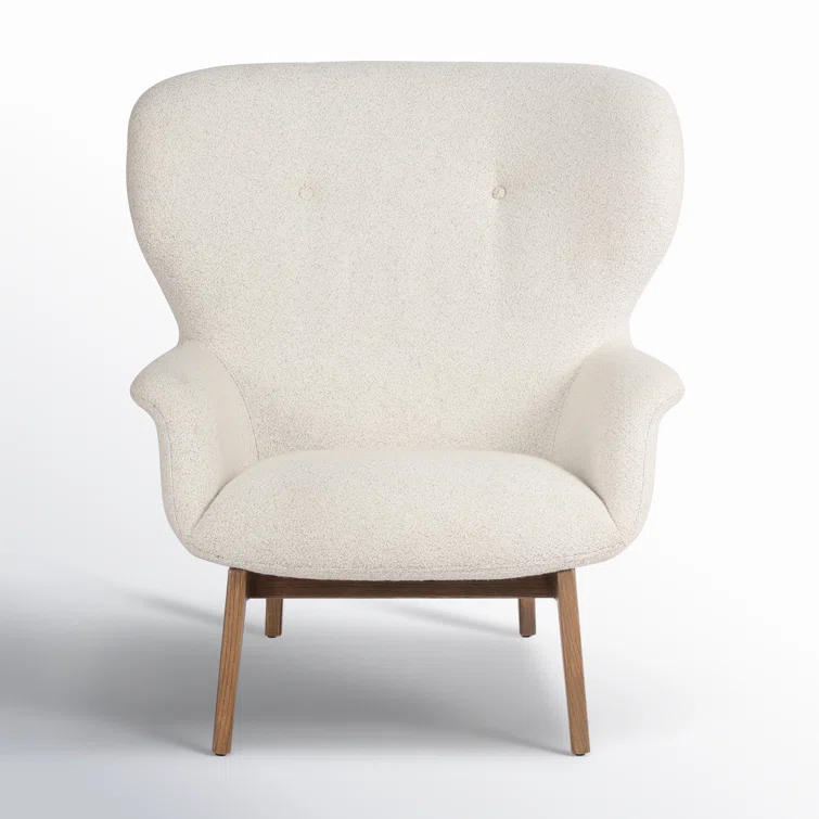 Elvie Upholstered Wingback Chair