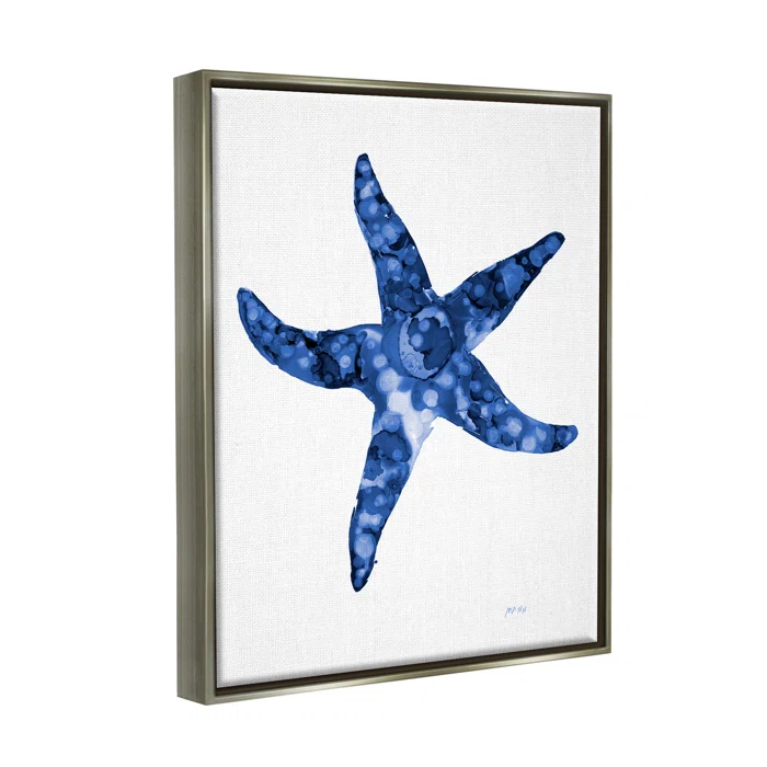 Stupell Industries " Casual Starfish Beach Ocean Sea Life Painting " by Patti Mann Painting Print