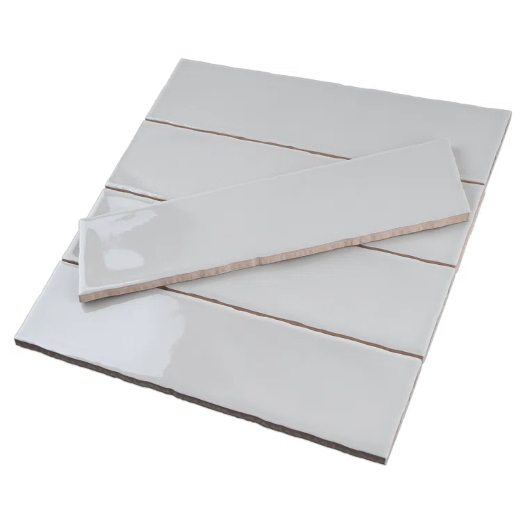Supreme Tile Rustic 2.95 in. X 11.81 in. Polished Ceramic Subway Wall Tile