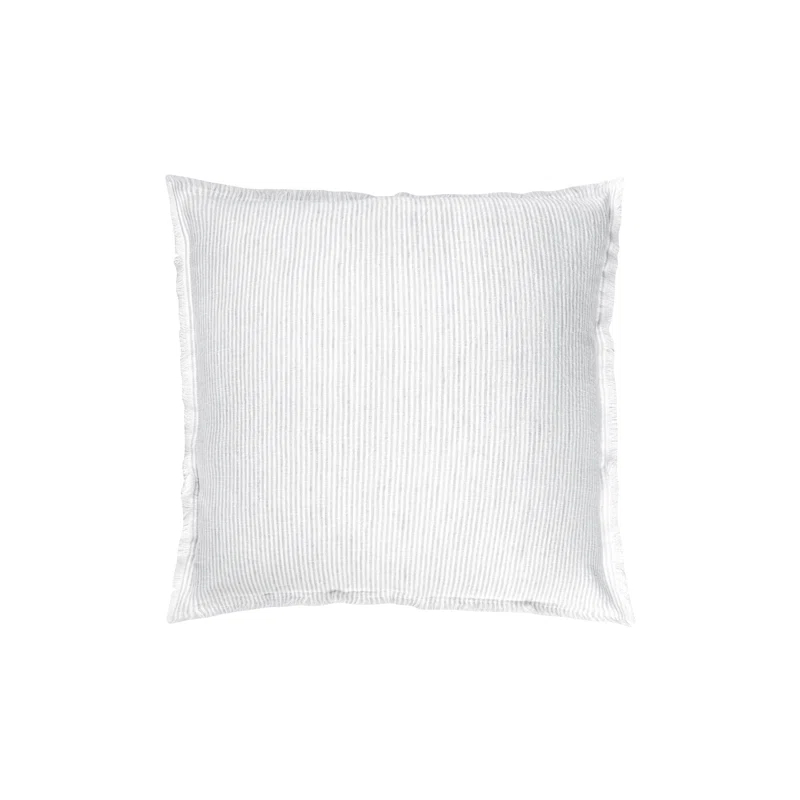 Anaya Fringed Feather Throw Pillow