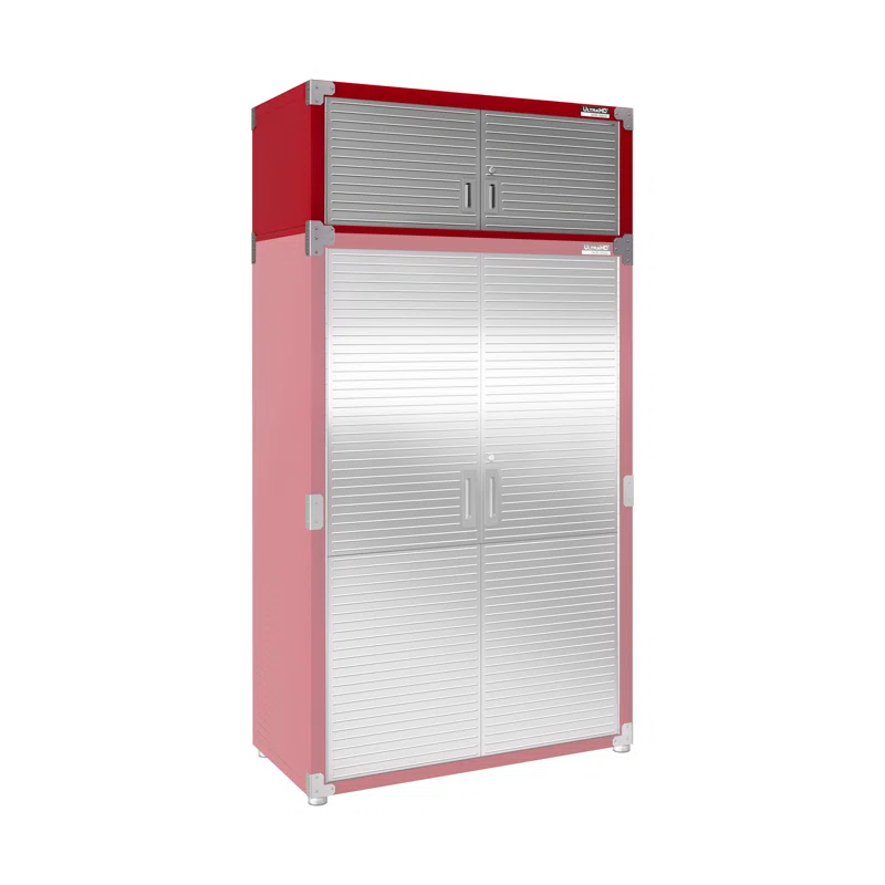 UltraHD® Seville Classics UltraHD Double Door Stacking Top Cabinet, 48" W x 24" D x 18.5" H