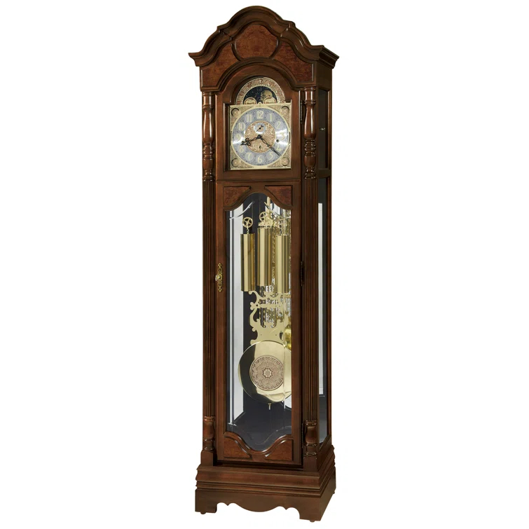 Howard Miller® Wilford 83'' H Solid + Manufactured Wood Grandfather Clock