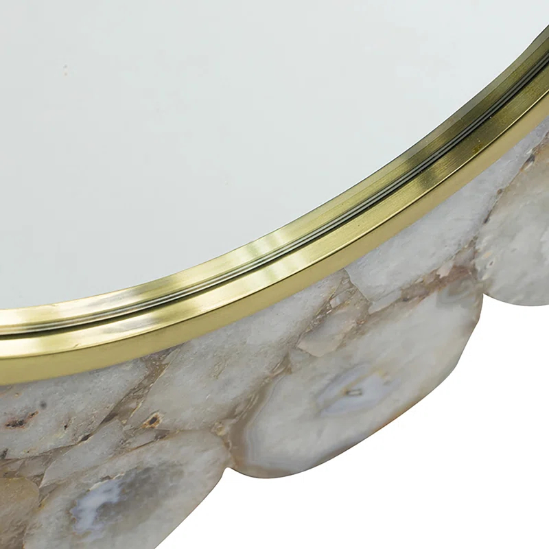 A&B Home Agate Flat Mirror