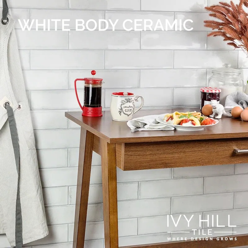 Bond Tile Chateau 12" x 3" Ceramic Bullnose Tile Trim