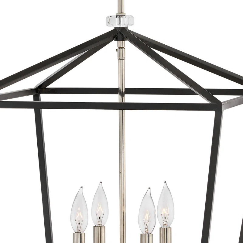 Hinkley Stinson 4 - Light Lantern Geometric Chandelier