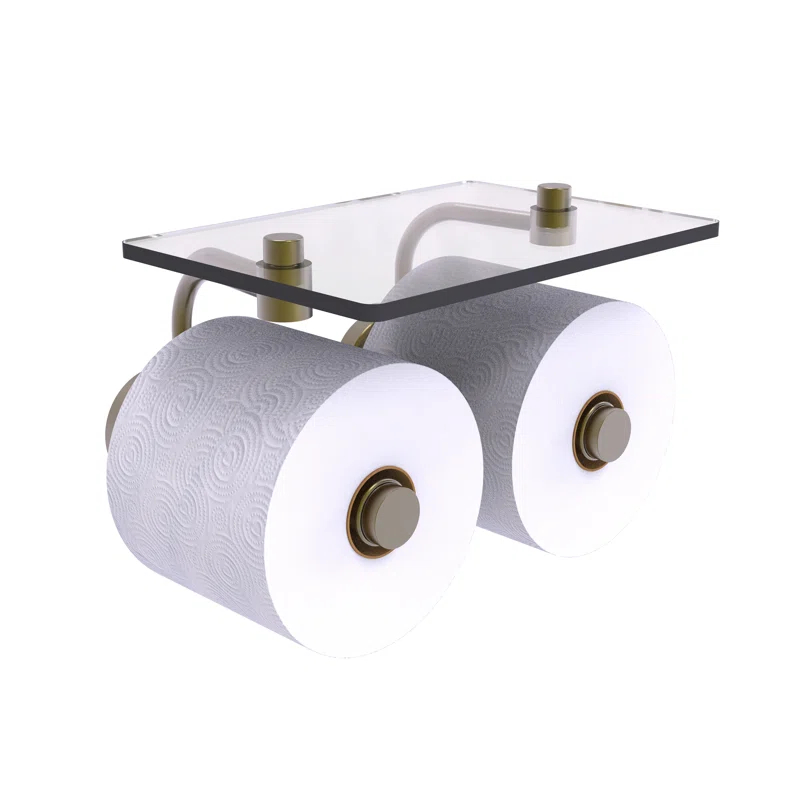 Charlton Home® WP-24-2S-ABR Beresford Wall Mounted Toilet Paper Holder