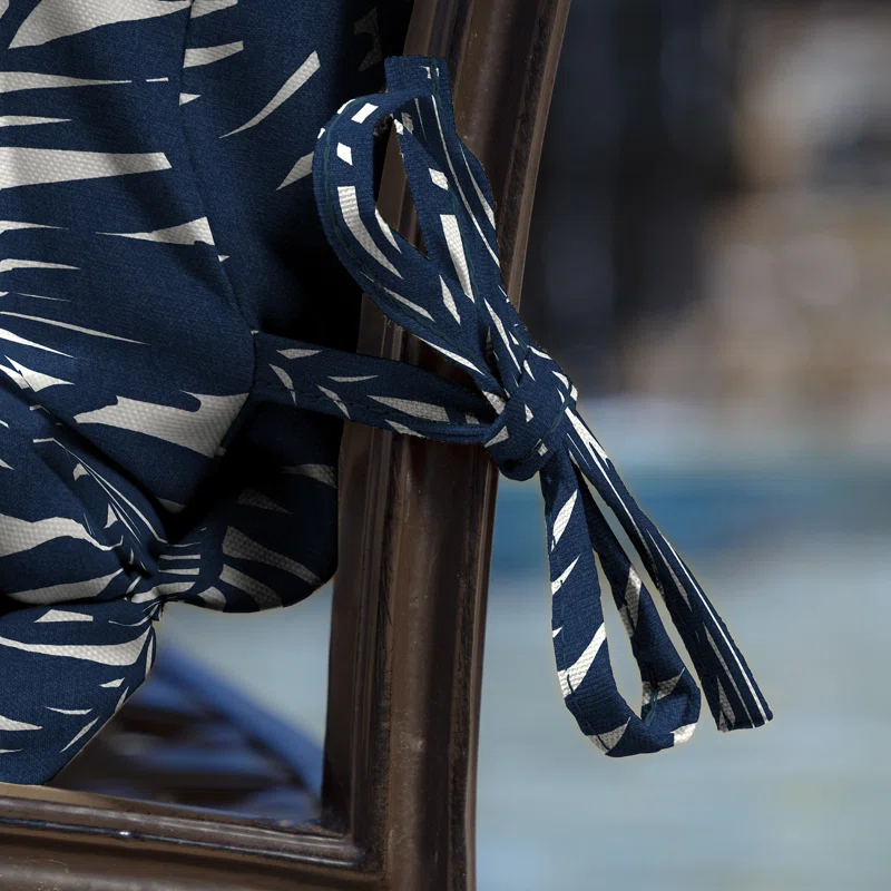 ARDEN Arden earthFIBER Plush Modern Tufted Polyfill Dining Chair Cushion, 21 x 40 (Set of 2)