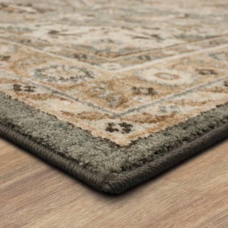 Karastan Euphoria Gray Traditional Ornamental Area Rug