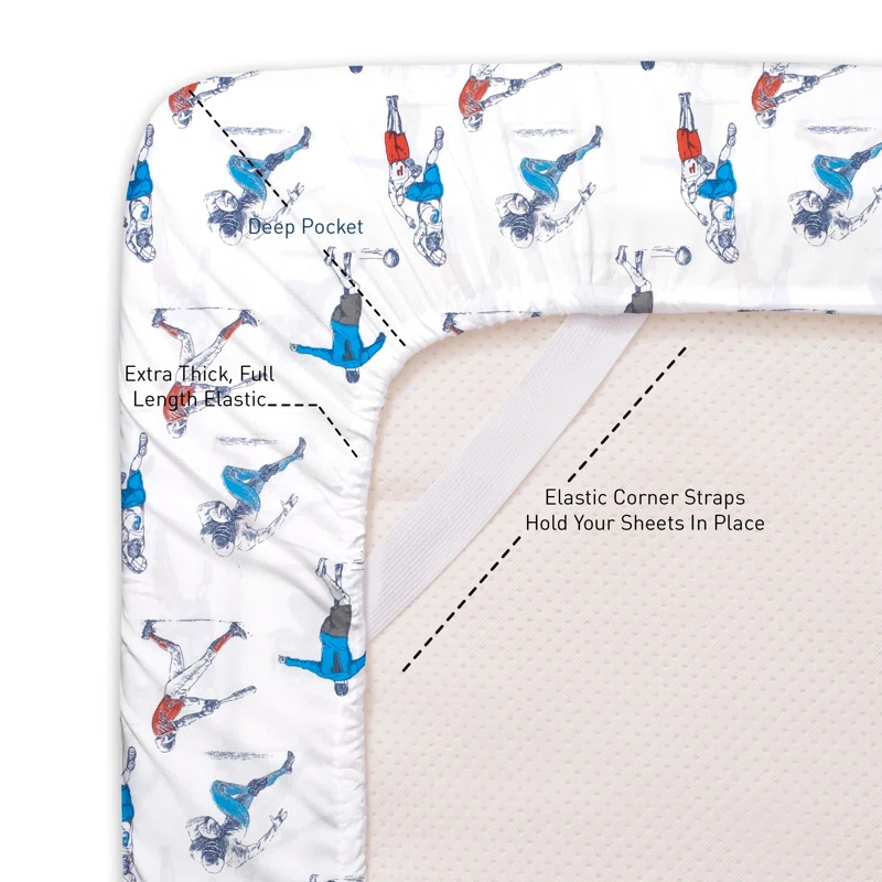 Sweet Home Collection Kids Printed Classic Microfiber Sheets