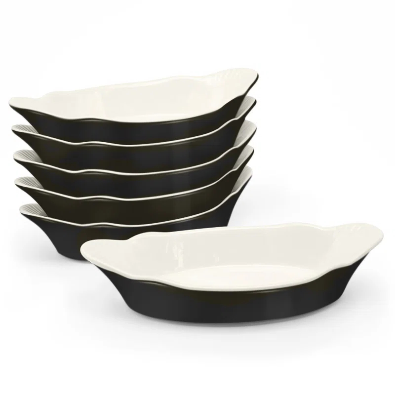 kook Kook 6 Piece Non-Stick Ceramic Bakeware Set (Set of 6)