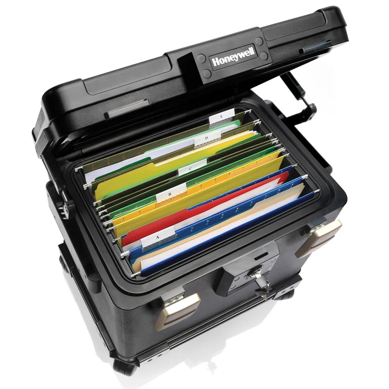 Honeywell 1.1 CuFt Legal Size Waterproof 1 Hour Fire File Molded Chest