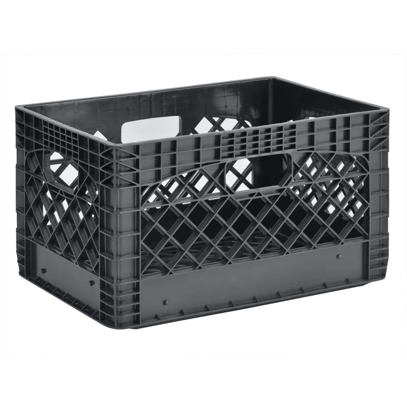 Juggernaut Storage Juggernaut Storage 24QT Plastic Heavy-Duty Milk Crate