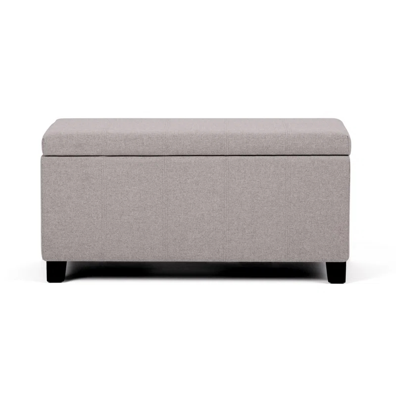Dover Polyester Blend Upholstered Storage Bench