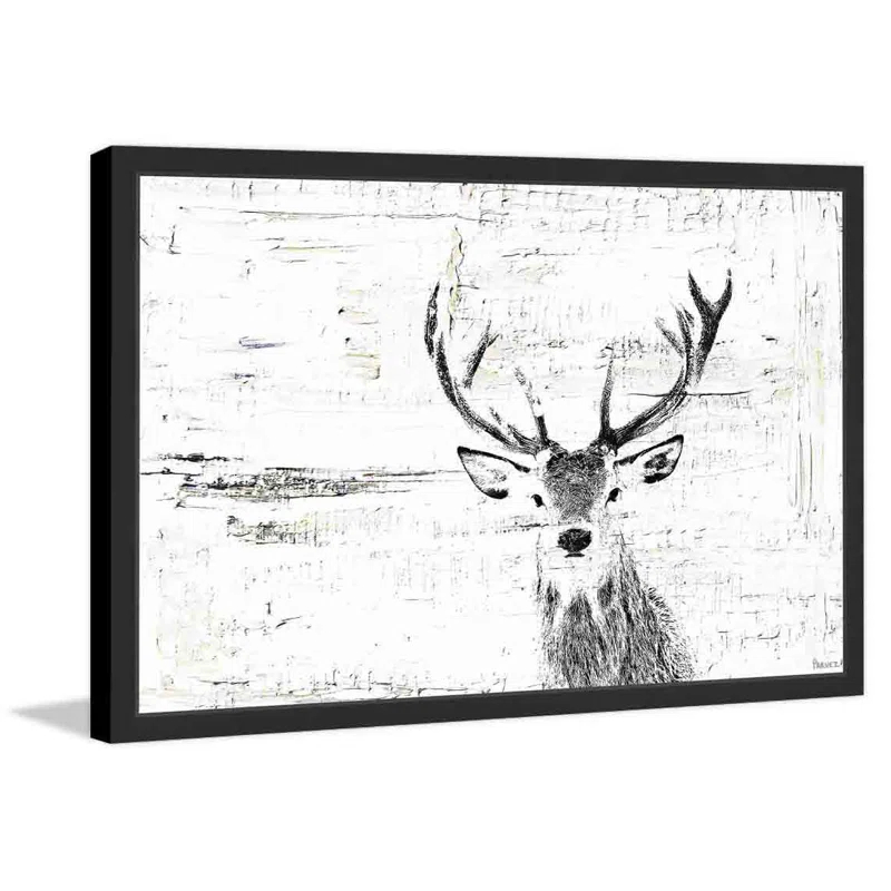 " Inquisitive Deer " Painting Print