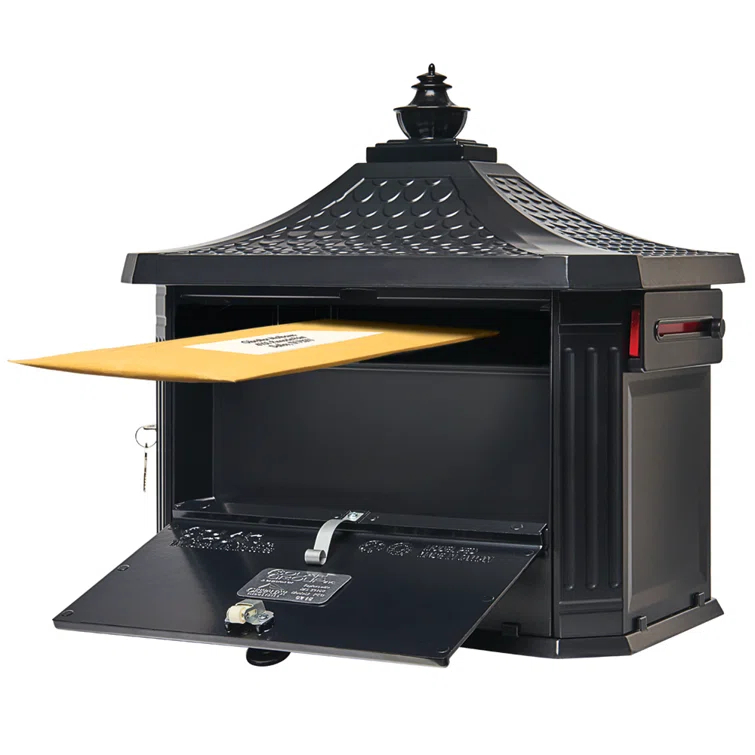 Pedestal Locking Post Mounted Mailbox