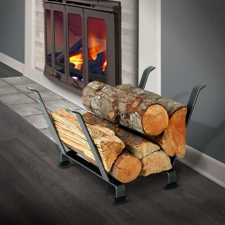 Enclume Handcrafted Country Home Basket Fireplace Log Rack
