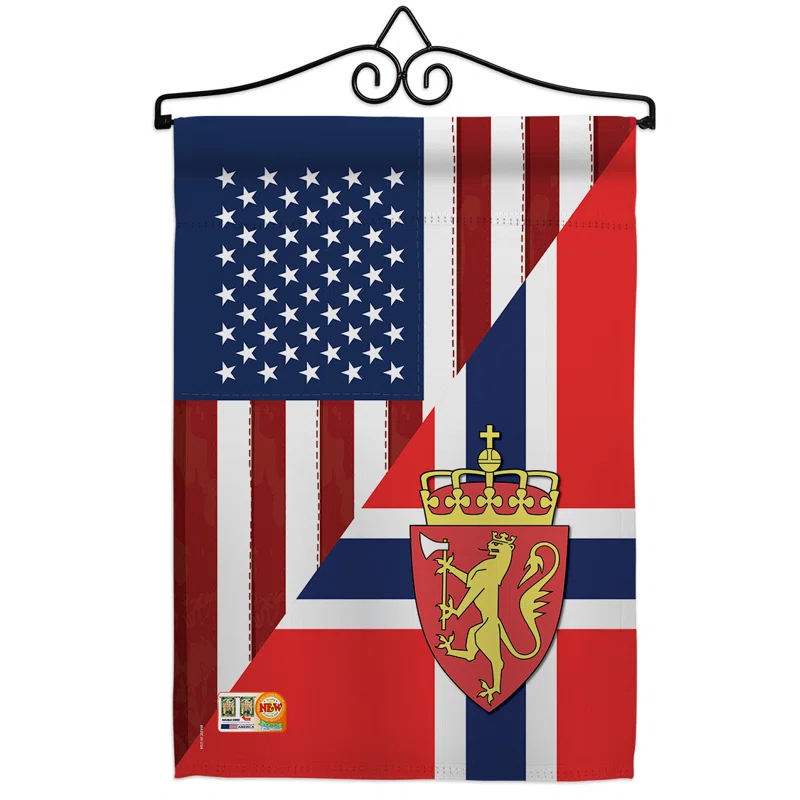 Breeze Decor Double Sided 18.5'' H x 13'' W Polyester Garden Flag