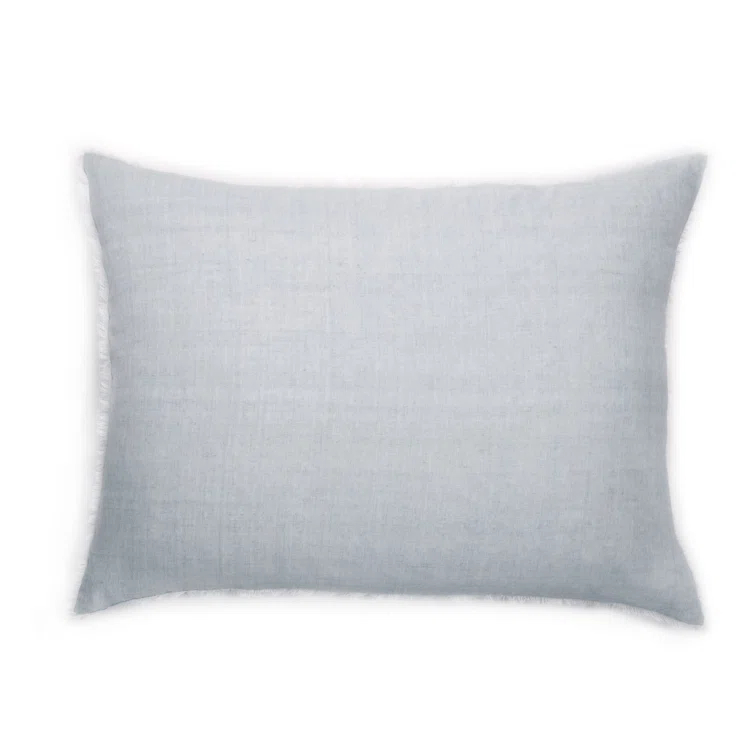 Logan Linen Sham by Pom Pom at Home - Navy / Standard