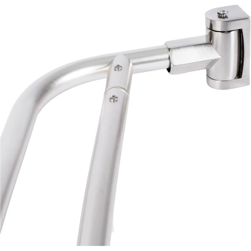 VOMGEB1 Double Curved Shower Rod, Durable Metal Construction