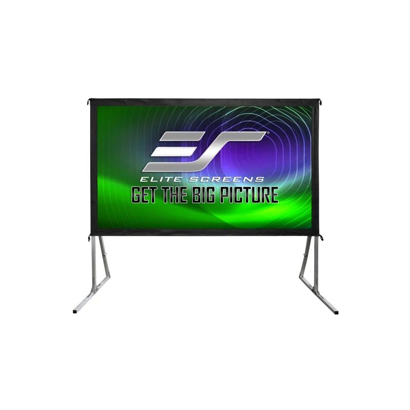 Elite Screens Yard Master 2 Rear Series Portable Folding rear Frame Projector Screen