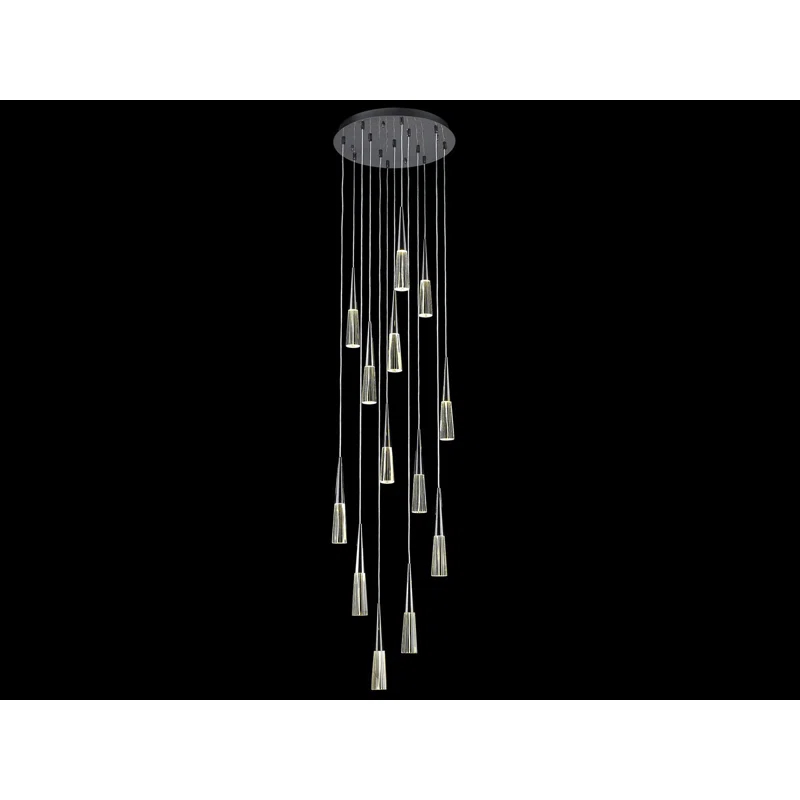 Encino 13 - Light Dimmable Tiered Chandelier