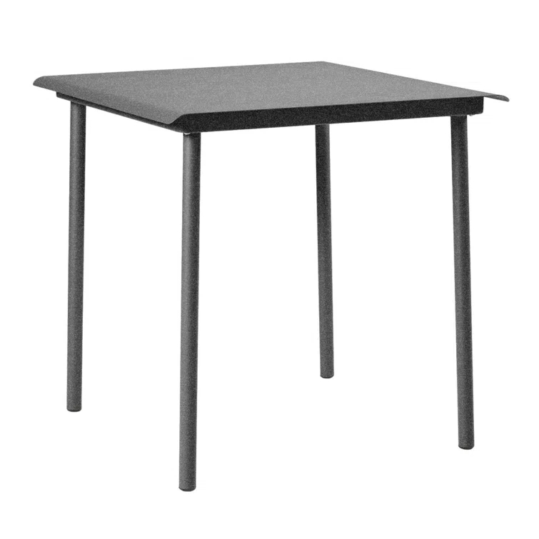 TOLIX Square Metal Outdoor Dining Table