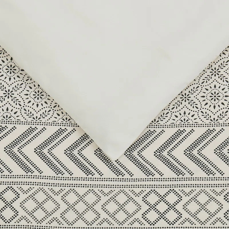 Brooklyn Loom Brooklyn Loom Chase Cotton Blend Geometric Shapes Comforter Set