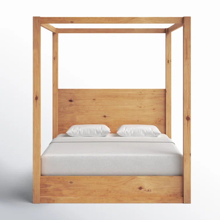 Modica Solid Wood Canopy Bed