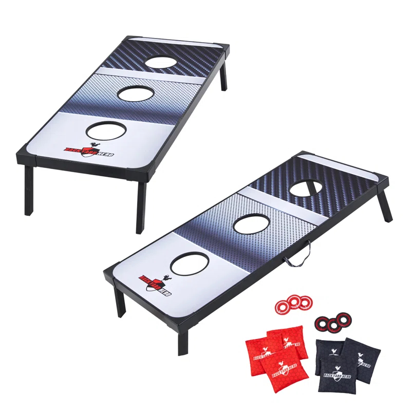 Backyard Hero Backyard Hero 48" Tailgate Combo Bean Bag Toss and Washer Toss Games